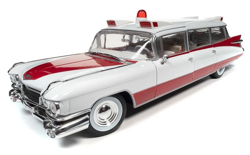 AUTO WORLD 1/18 - CADILLAC AMBULANCE - 1959 (SCALE 1 21) AW302