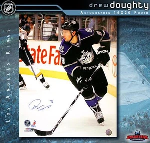 DREW DOUGHTY SIGNED Los Angeles Kings 16X20 Photo - Picture 1 of 2
