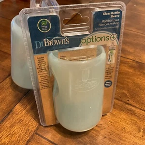 New Silicone Protective Glass Bottle Sleeve Dr. Brown 9 oz Narrow Protector Lot2 - Picture 1 of 4
