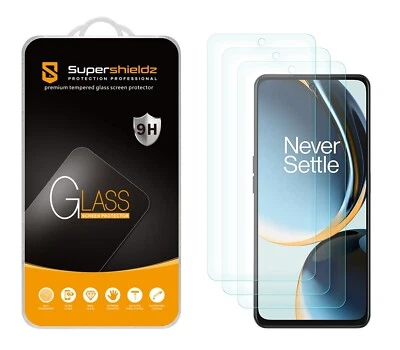 [3-Pack] Supershieldz Tempered Glass Screen Protector for OnePlus Nord N30 5G - Image 1 of 4