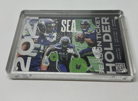 Seattle Seahawks NFL 2021 Ticket Holder Commemorative Paperweight Bin C1 Cover