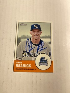 Tampa Bay Rays CHRIS REARICK Signed Card