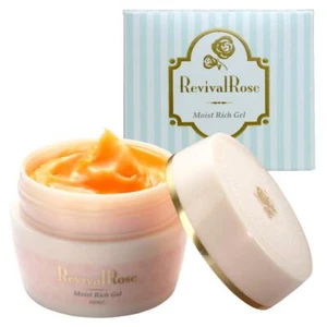 Meiko Cosmetics Reviaval Rose Moist Rich Gel 100g Damask rose Fragrance FS JP - Picture 1 of 1