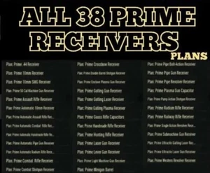Fallout 76 PlayStation Items! All 38 Prime Receiver Plans! - Imagen 1 de 1