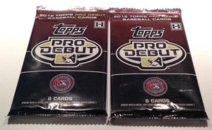 2x 2012 Topps Pro Debut HOBBY Pack (Didi Gregorius Auto Manny Machado Logo Cap)? - Picture 1 of 12