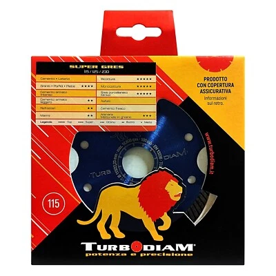 Turbodiam SUPER GRES disco diamantato taglio gres 115x1,4x22,2 - Immagine 1 di 3