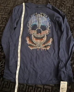 Boys Skull Shirt Size 10/12 - Picture 1 of 3
