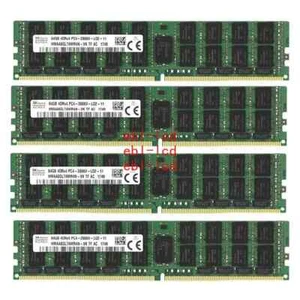 SK Hynix 2666MHz 256GB（4 x 64GB）REG ECC RAM DDR4 LRDIMM PC4-21300 Server Memory - Picture 1 of 3