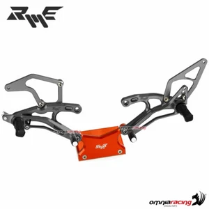 Estriberas traseros Standard Robby Moto ergal negro para Yamaha R1 2007>2008 - Imagen 1 de 5