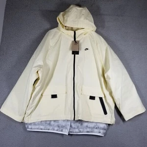 NEW Size L Nike Sportswear Womens Therma-Fit 3-in-1 Jacket Cream White Puffer - Picture 1 of 18