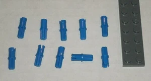 LEGO NEW Blue Axle to Pin connector with Friction (10x) 4206482 Brick 43093 - Picture 1 of 1