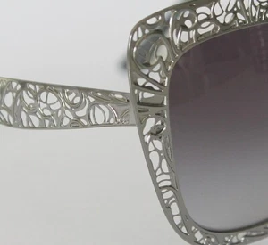 DOLCE & GABBANA FILIGREE Sonnenbrille DG2164 silber / grau Verlauf - Bild 1 von 8