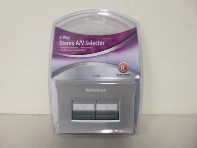 New Radio Shack 2 Way Stereo A/V Selecter - Image 1 of 3