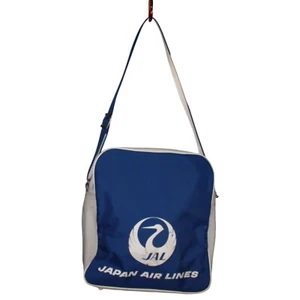 Vintage JAL JAPAN AIRLINES Cabin Crew Shoulder Flight Travel Tote Bag Carry On - Picture 1 of 15