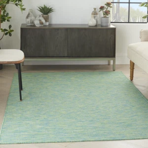 Positano Indoor/Outdoor Modern Solid Area Rug Decor Runner Carpet 4' X 6' - Picture 1 of 12
