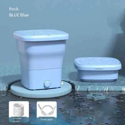 Folding Washing Machine Large Capacity Socks Underwear Dormitory Washing Machine - Image 1 of 4