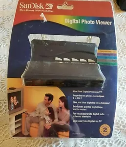 2003 SanDisk Digital Photo Viewer On TV With Remote Factory Sealed 80-56-00550 - Picture 1 of 2