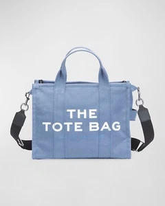 MARC JACOBS - Medium Canvas Logo Tote in Blue Shadow -BNWT - M0016161 - £225 RRP - Picture 1 of 8