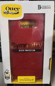Otterbox Symmetry Series Case for Samsung Galaxy S8 - Red - Picture 1 of 3