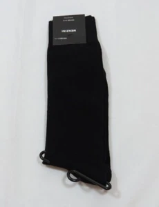 Calcetines negros crew para hombre 90% algodón premium talla 10-13 zapatos elásticos talla 8 1/2-12 - Imagen 1 de 4