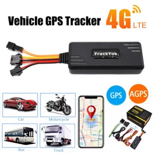 4G Car GPS Tracker Real-time Tracking Locator Device Remote Control Anti Theft - Picture 1 of 17