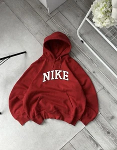 vintage Nike Big Logo Y2K Red hoodie Size Xl - Picture 1 of 7