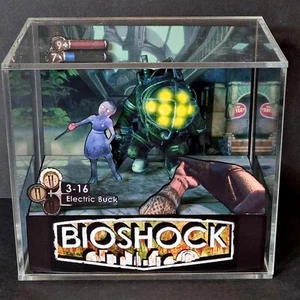 Bioshock - 3D Cube Handmade Diorama - Video Games - Shadowbox - Picture 1 of 4