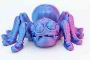 Jumbo freundlicher Handschmeichler SPINNE | flexibler artikulierender 3D-gedruckter Begleiter - Bild 1 von 252