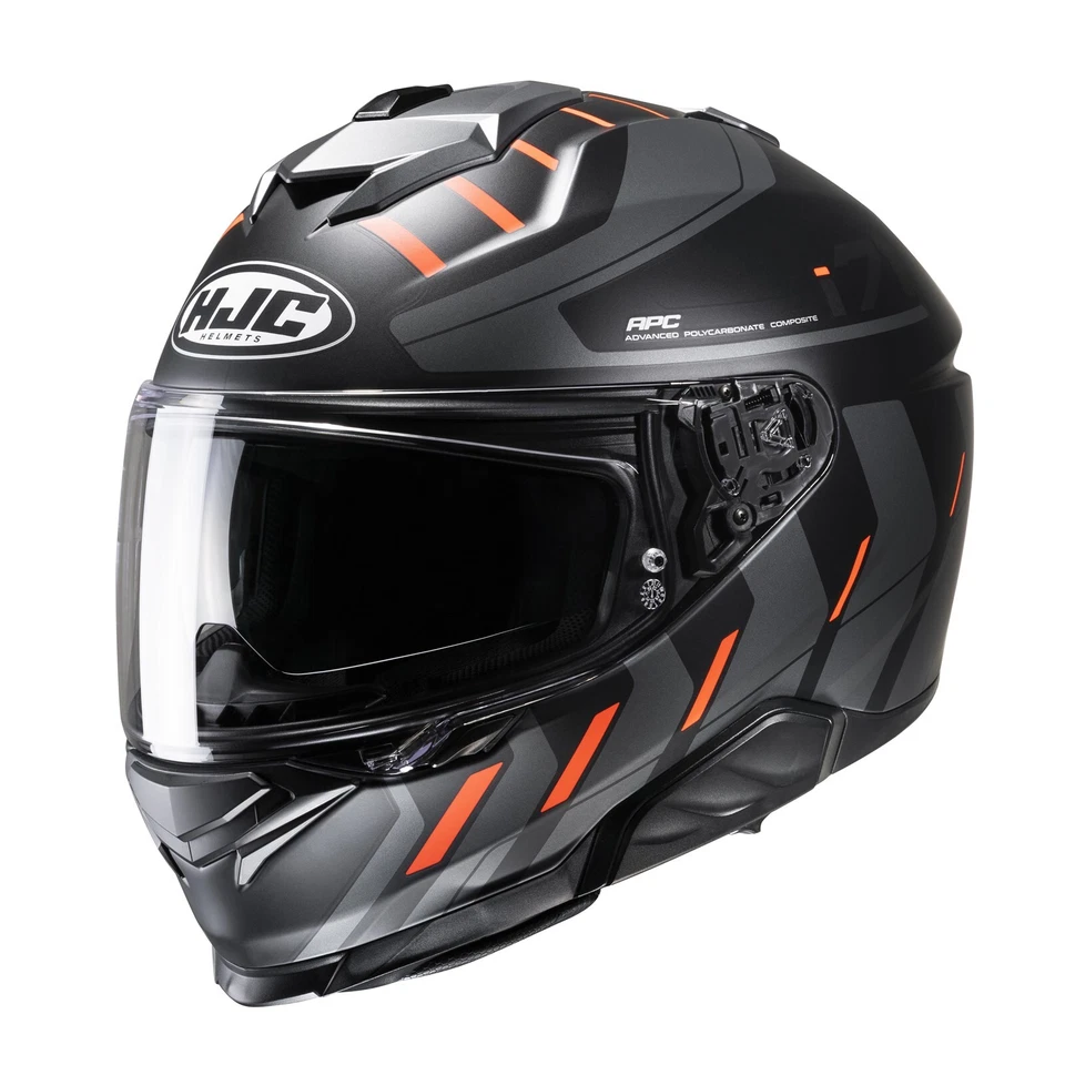 Motorrad HJC i71 Simo MC6HSF Integralhelm (schwarzmatt/grau/rot) Gr: S (55) - Bild 1 von 1