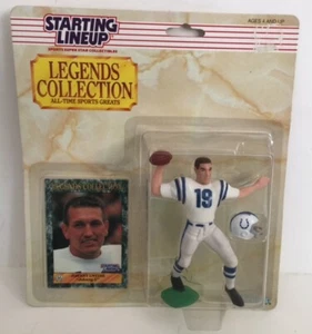 1989 Kenner Starting Lineup SLU Johnny Unitas Football Toy Figure Colts MOC - Picture 1 of 5