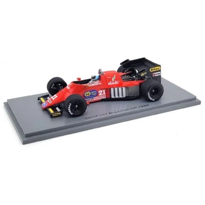GP del Brasile Mauro Baldi Spirit 101 1984 - Spark Models - Immagine 1 di 3