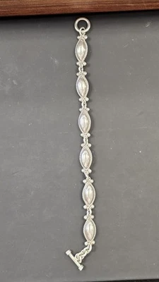 Pulsera de palanca de eslabones de plata esterlina CII México vintage. Impresionante. Foto 1 de 4