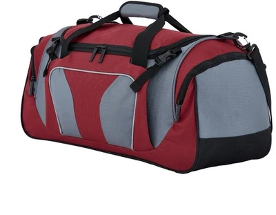 Protege 22" Travel and Sports Duffel Luggage - Red With Gray - Image 1 of 4