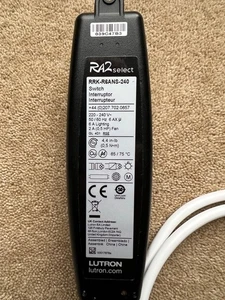 Lutron RA2 Select Inline HF-Schalter schwarz RRK-R6ANS-240. Top Zustand. - Bild 1 von 3