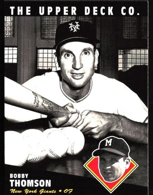 1994 Upper Deck All-Time Heroes #51 Bobby Thomson - Image 1 of 2