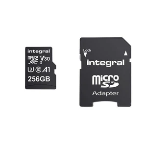 Integral, 256GB MicroSDHC/XC V30 UHS-I U3 High Speed Speicherkarte - Bild 1 von 2