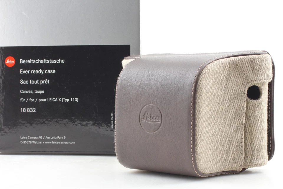 [Sin usar en caja] Estuche Leica 18832 siempre listo para Leica X (tipo 113) de JAPÓN Foto 1 de 4