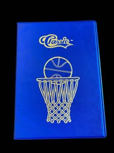 Classic Basketball Card Album Vintage EMPTY Blue 70s 80s 8" x 6" - Picture 1 of 5