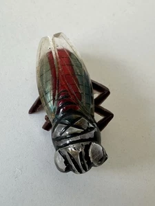 Vintage 1930s Art Deco Cicada Plastic Brooch - Picture 1 of 6