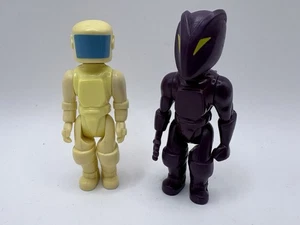 Figuras de acción Fisher Price Construx Purple Alien & Astronaut 1984 de colección - Imagen 1 de 1