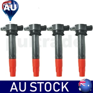 4PCS Ignition Coils Red For Mitsubishi Lancer 2.0L L4 2005-2010 1998CC 1832A025 - Picture 1 of 8