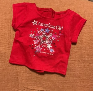 AMERICAN GIRL Houston Camiseta Roja Artículo de Coleccionista Navidad - Imagen 1 de 3
