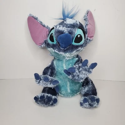 Disney Store Exclusive Stitch Plush Blue Fuzzy Alien Stuffed Animal Toy - Image 1 of 4