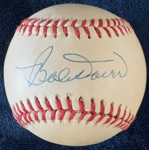 Bobby Doerr Hall of Fame Boston Red Sox Autographed OAL Baseball Bobby Brown - Picture 1 of 8