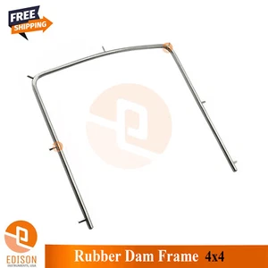 Dental Rubber Dam Frame 4 x 4 Endodontic Tooth Isolation Surgical Tools - Picture 1 of 2