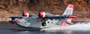 Expendables 2 CL-215 Canadair Airplane Wood Model Replica Small Free Shipping - Picture 1 of 1