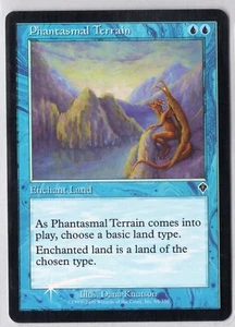 1x Phantasmal Terrain *Foil* - Invasion - Light Play - Foto 1 di 1