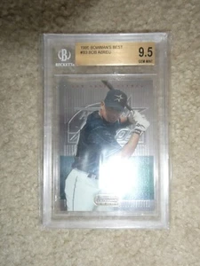 BGS 9.5 Gem Mint 1995 Bowman's Best Bob Abreu #3 Rookie Card - Picture 1 of 2