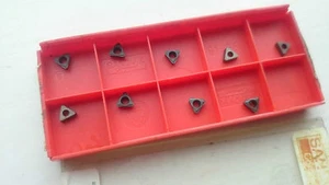 10 Sandvik carbide tips TCMT 06 T1 08-UF H13A ( TCMT06T108 06T108 TCMT 1.2(1.2)2 - Picture 1 of 2