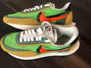 Nike x Sacai BV0073-300 Green Gusto Safety Orange LD Waffle Sneaker 11,5 - Bild 1 von 13